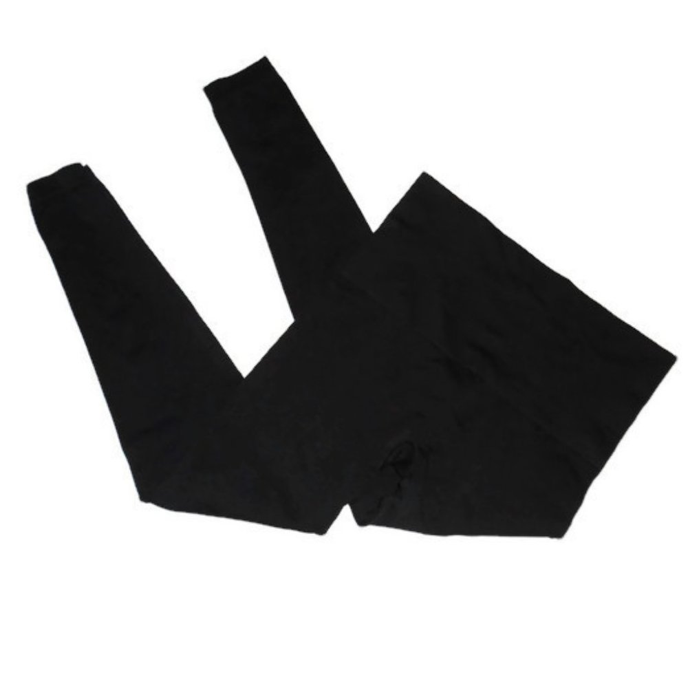 Spanx Leggings Black Tights Stretch Fitted